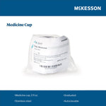 McKesson Argent™ Stainless Steel Graduated Medicine Cup, 2-ounce capacity