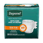Depend® Fresh Protection™ Maximum Absorbency Underwear, Small / Medium