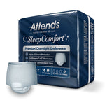 Attends® Sleep Comfort Premium Overnight Underwear, Large, 44 – 58 Inches