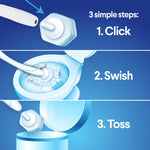 Toilet Bowl Cleaner Disinfecting Refill Pads Clorox® Blue / White, 3 Inch, Sponge Head