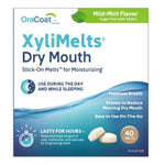 OraCoat XyliMelts Stick-On Melts for Moisturizing, Mild Mint
