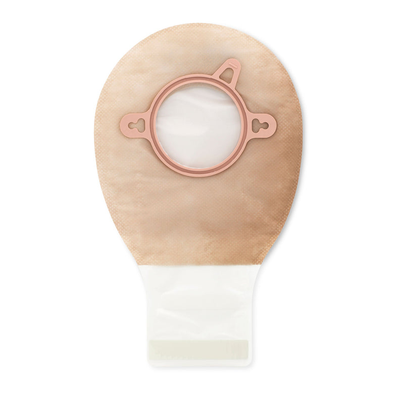 New Image™ 18293 Two-Piece Transparent Ostomy Pouch, Pre-cut to Fit 57 mm, Red
