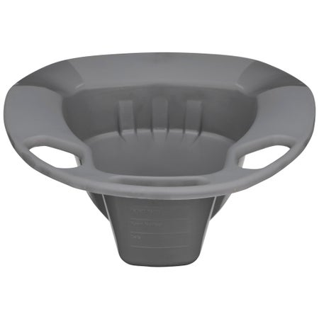Stackable Bedpan McKesson Graphite 2 Quart / 1893 mL