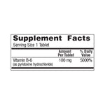Vitamin Supplement Geri-Care® Vitamin B6 100 mg Strength Tablet 100 per Bottle