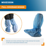 Boot Cover McKesson X-Large Knee High Nonskid Sole Blue NonSterile