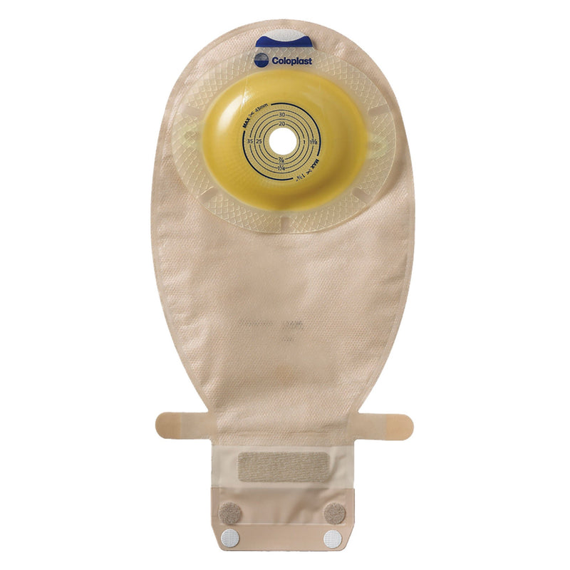 Assura® Original Two-Piece Transparent Ostomy Pouch, 60 mm Flange, Blue Match