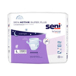 Unisex Adult Absorbent Underwear Seni® Active Super Plus Pull On with Tear Away Seams Large Disposable Heavy Absorbency