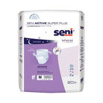 Unisex Adult Absorbent Underwear Seni® Active Super Plus Pull On with Tear Away Seams 2X-Large Disposable Heavy Absorbency