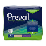 Unisex Adult Absorbent Underwear Prevail® Overnight Pull On with Tear Away Seams Small / Medium Disposable Heavy Absorbency