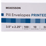 McKesson Pill Envelope, 3.5 x 2.25 Inch