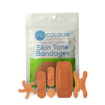 Waterproof Adhesive Strip Tru-Colour® Assorted Sizes Fabric Rectangle / Spot / Patch / Fingertip / Knuckle Olive Sterile