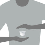 Solo Paper Soufflé Cup, White, 4-ounce capacity