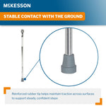 McKesson Aluminum Offset Cane, 30 – 39 Inch Height