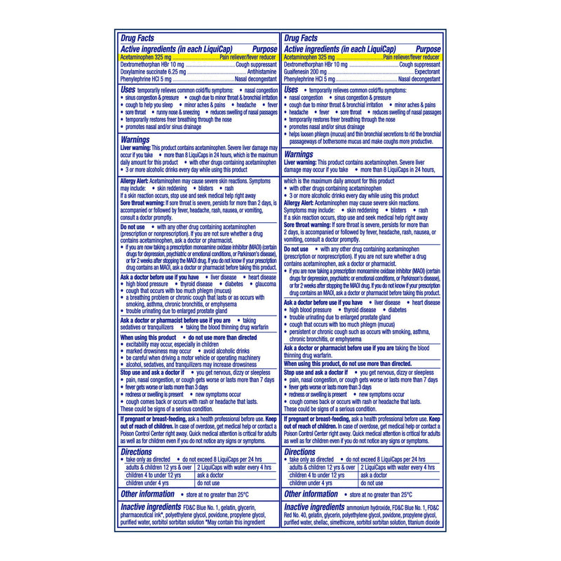 Vicks DayQuil/NyQuil Severe Cold & Flu LiquiCaps