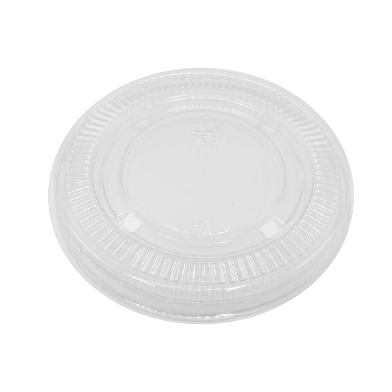 Portion Cup Lid Medd Max LLC Fits 3 to 5-1/2 oz. Cups Clear Polypropylene Disposable
