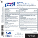 Purell® Healthcare Advanced Hand Sanitizer Foam 1200 mL Refill for ES6 Dispenser