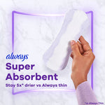 Feminine Pad Always® Anti-Bunch XTra Protection Regular Absorbency