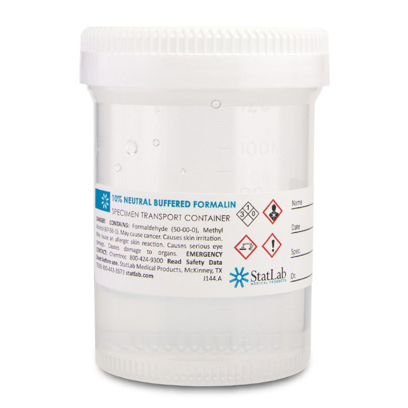 StatClick™ Prefilled Formalin Container, 60 mL Fill in 120 mL