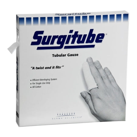 Tubular Retainer Dressing Surgitube® Cotton 1-1/2 Inch X 50 Yard Size 3 White Hand / Wrist / Foot NonSterile