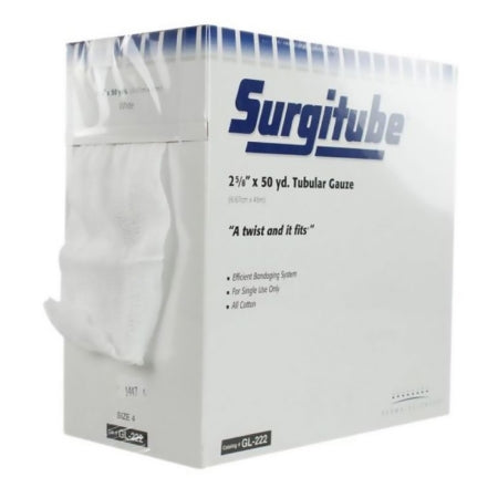 Tubular Retainer Dressing Surgitube® Cotton 2-5/8 Inch X 50 Yard Size 4 White Arm / Lower Leg NonSterile