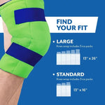 Polar Ice® Cold Pack with Wrap for Knee, Standard Size