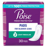 Poise® Bladder Control Pads, Light Absorbency, Regular Length