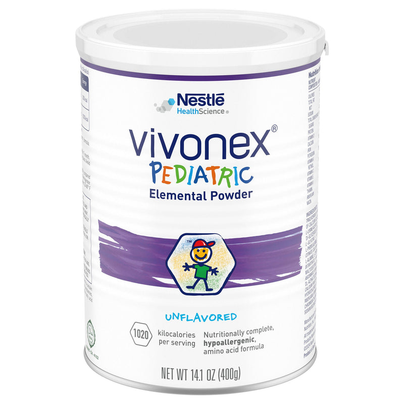 Pediatric Oral Supplement Vivonex® Pediatric Unflavored 400 Gram Can Powder Amino Acid