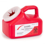 Mail System® Pro-Tec® Mailback Sharps Collector, 1 Gallon, 9 x 6 x 7.5 Inch