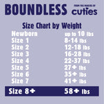 Boundless Youth Diapers, Size 8