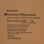 McKesson White Nonwoven Pillowcase, 22 x 30 Inch