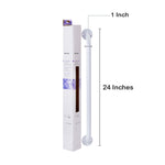 McKesson Wall Grab Bar, White Steel, 24-Inch Length