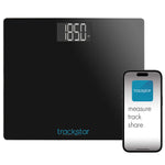 Floor Scale Trackstar Digital Display 550 lbs. / 250 kg Weight Capacity Black Battery Operated