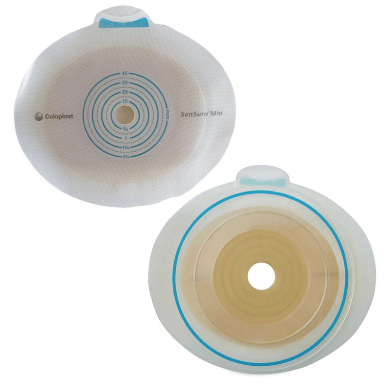 SenSura® Mio Click Ostomy Barrier, Pre-cut for 35 mm Stoma Opening, Red Match
