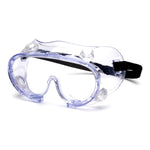 Protective Goggles Pyramex® Fit Over Uncoated Clear Tint Polycarbonate Lens Clear Frame Elastic Strap One Size Fits Most