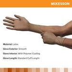 McKesson Perry® Latex Surgical Glove, Size 5.5, Brown