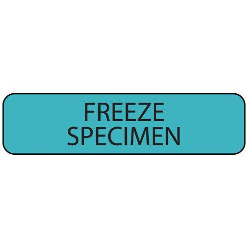 Pre-Printed Label MedVision® Laboratory Use Blue Paper FREEZE SPECIMEN Black Temperature Control 5/16 X 1-1/4 Inch