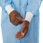 McKesson Nonrated Isolation Gowns, Blue, One Size Fits Most