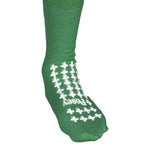 Posey® Fall Management Slipper Socks, Green, One Size Fits Most
