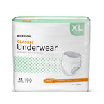 McKesson Classic Light Absorbency Incontinence Underwear, Extra Large