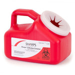 Mail System® Pro-Tec® Mailback Sharps Collector, 1 Gallon, 9 x 6 x 7.5 Inch