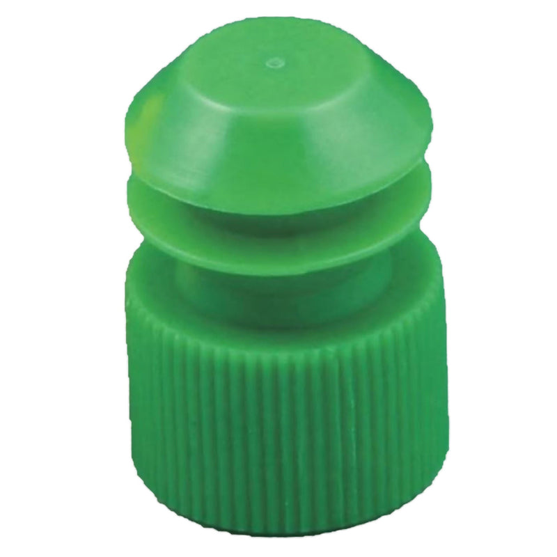 Tube Closure McKesson Flanged Plug Cap 16 mm Diameter NonSterile Green