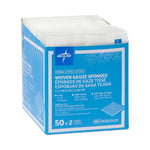 Medline Sterile USP Type VII Gauze Sponge, 2 x 2 Inch, 8-Ply