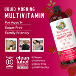 Mary Ruth's™ Liquid Morning Multivitamin, Raspberry Flavor, 30-ounce Bottle