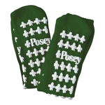 Posey® Fall Management Slipper Socks, Green, One Size Fits Most