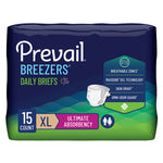 Prevail® Breezers® Ultimate Absorbency Incontinence Briefs, Extra Large