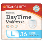 Tranquility Premium DayTime Disposable Absorbent Underwear, Large