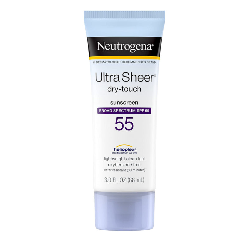 Neutrogena® Ultra Sheer® Dry-Touch Sunscreen Lotion, SPF 55, 3-ounce Tube