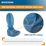 Boot Cover McKesson X-Large Knee High Nonskid Sole Blue NonSterile
