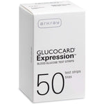 Blood Glucose Test Strips Glucocard® 50 Strips per Pack For Glucocard Blood Glucose Monitoring Meter