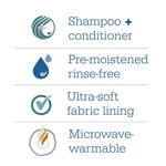 Comfort® Rinse-Free Shampoo Cap, Powder Scent